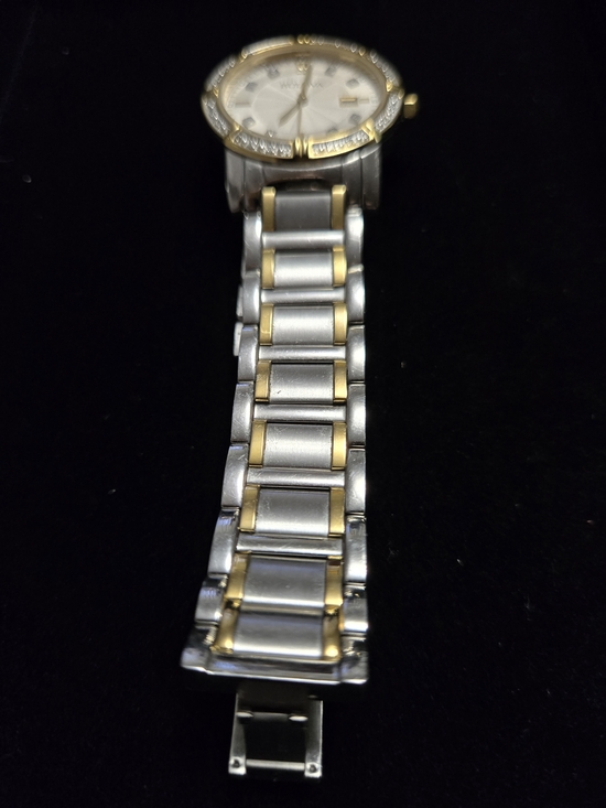 Bulova Two-Tone Diamond Accent Women\'s Watch - Silver & Gold main image 6
